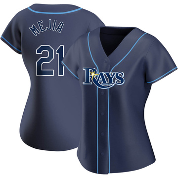 Game Used ALDS Navy Jersey: Francisco Mejia - September 22 v TOR & October  10 at BOS - 2021